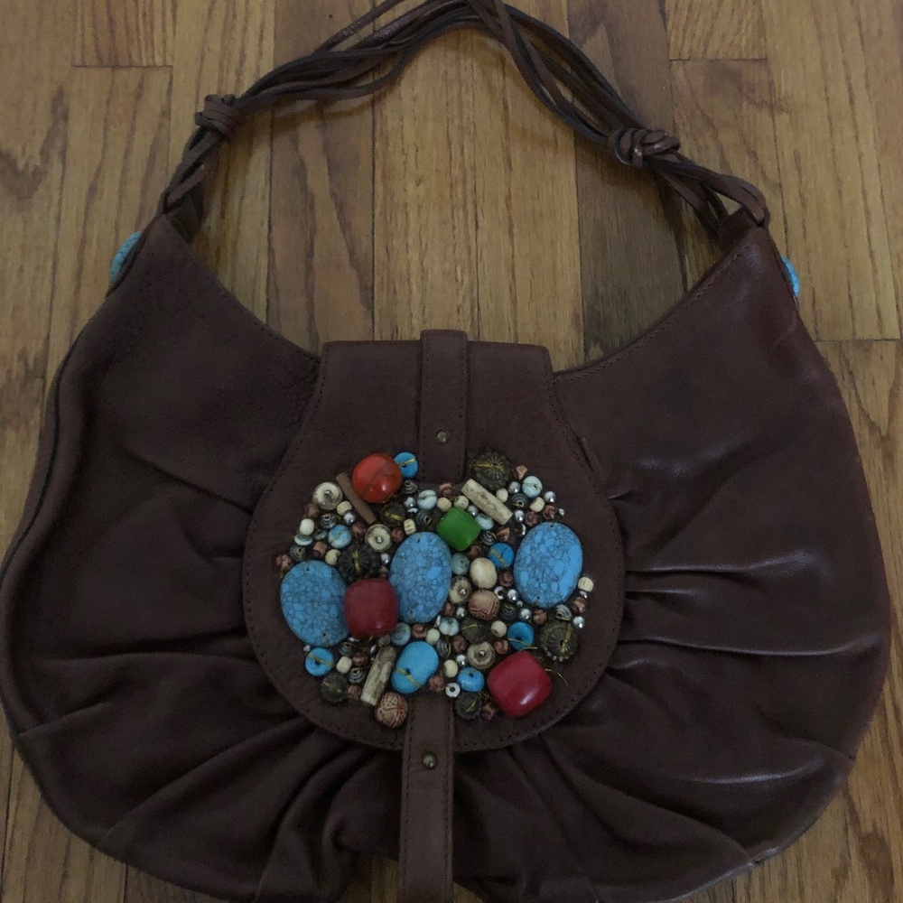 Cole Hann G Series Leather Hobo purse, new condition